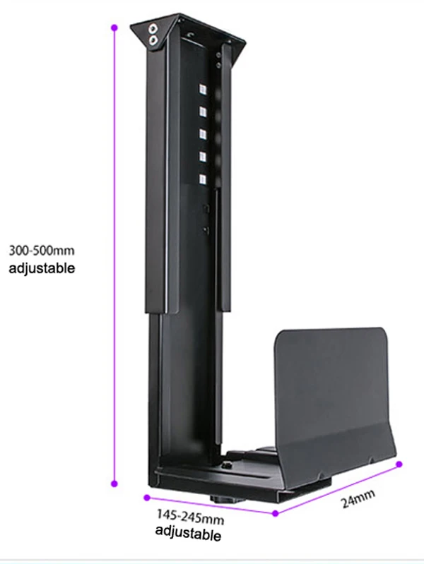 Universal PC Case Holder Under Desk Wall Side CPU Stand Adjustable Computer Mainframe Hanger Host Box Stand Bracket Rack GD08
Universal PC Case Holder Under Desk Wall Side CPU Stand Adjustable Computer Mainframe Hanger Host Box Stand Bracket Rack GD08