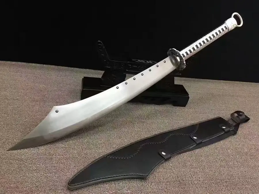 New Handmade Chinese High Manganese Steel Broadsword Saber Sword Military Dadao Full Tang
New Handmade Chinese High Manganese Steel Broadsword Saber Sword Military Dadao Full Tang