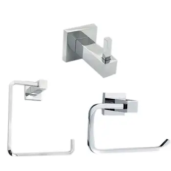 Adeeing Stainless Steel Bathroom Accessory Set Toilet Roll Holder Towel Rack Robe Hook Wall Mounted 3PCS/Set
Adeeing Stainless Steel Bathroom Accessory Set Toilet Roll Holder Towel Rack Robe Hook Wall Mounted 3PCS/Set