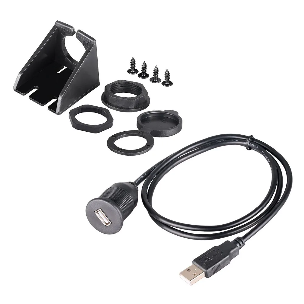 USB Panel FLBSC Usb Mount Cable USB 2.0 Extension Dash Flush Mount Cable, Panel Mount Cable, For Car, Boat, Motorcycle
USB Panel FLBSC Usb Mount Cable USB 2.0 Extension Dash Flush Mount Cable, Panel Mount Cable, For Car, Boat, Motorcycle