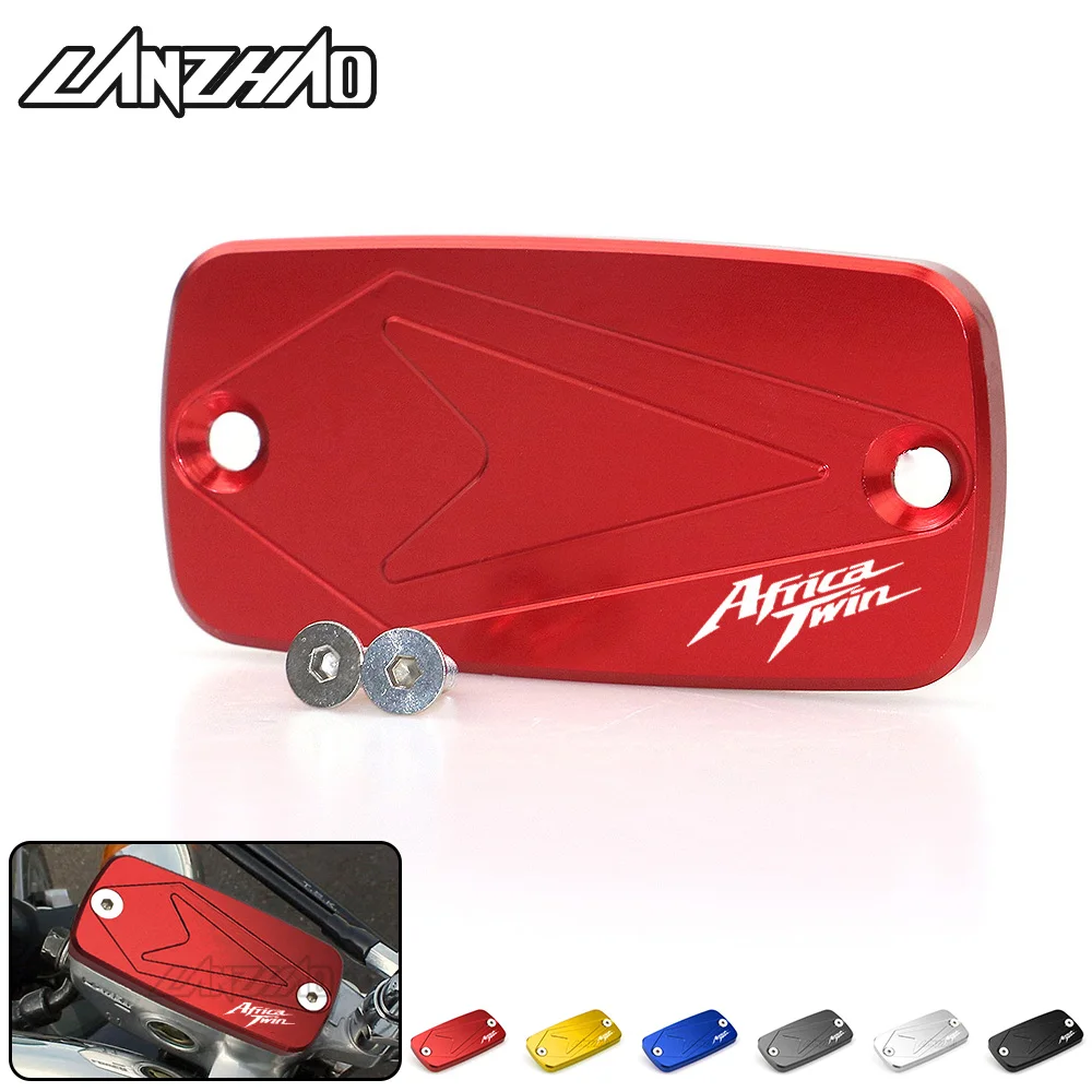 Motorcycle CNC Aluminum Front Brake Reservoir Fluid Tank Cover Oil Cup Cap Protector for Honda AFRICA TWIN ADVENTURE SPORTS 2018
Motorcycle CNC Aluminum Front Brake Reservoir Fluid Tank Cover Oil Cup Cap Protector for Honda AFRICA TWIN ADVENTURE SPORTS 2018