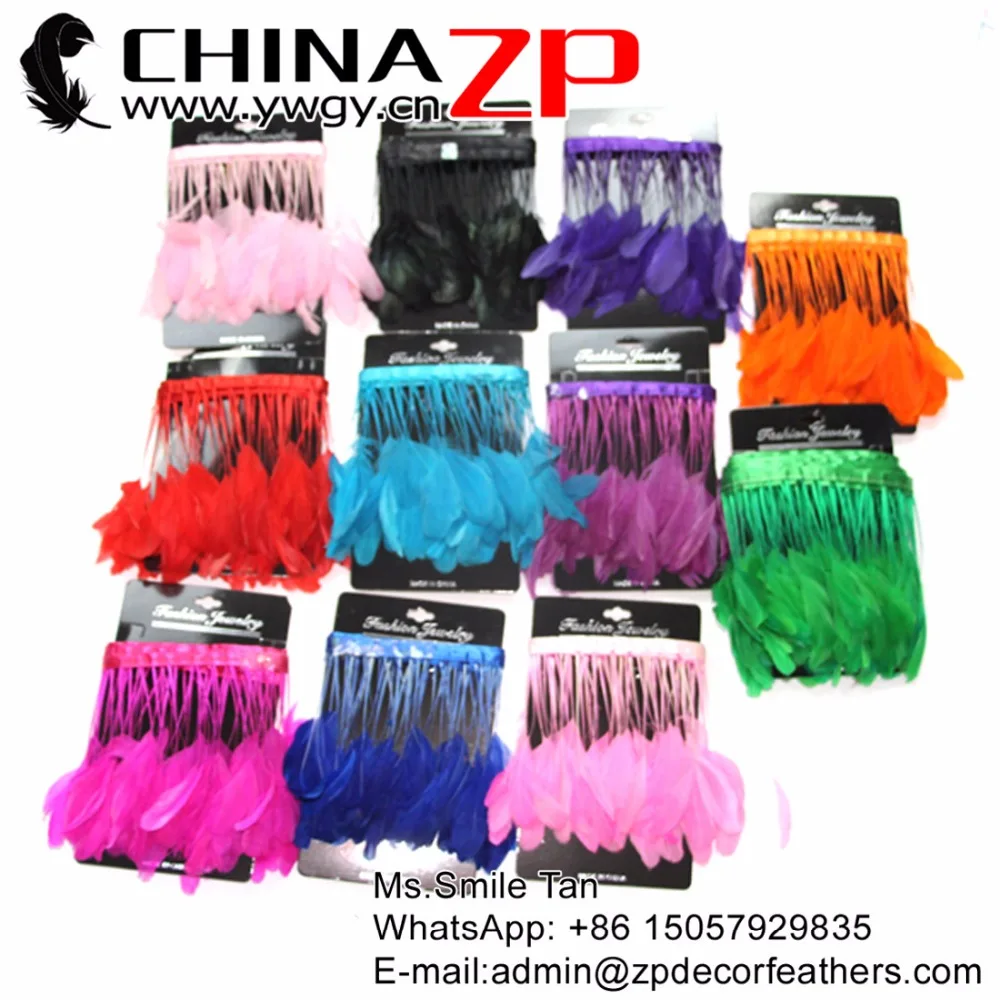 CHINAZP Feathers Wholesale Goose Feather Fantastic DIY Decoration Mixcolor Stripped Coque Tail Feathers Trim for Crafts
CHINAZP Feathers Wholesale Goose Feather Fantastic DIY Decoration Mixcolor Stripped Coque Tail Feathers Trim for Crafts
