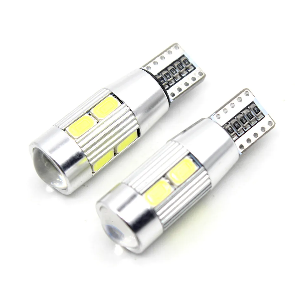 SANHOOII 2PCS High Quality Aluminum alloy Car LED T10 5730-10SMD No Error Led Parking Bulb Lamp Auto light
SANHOOII 2PCS High Quality Aluminum alloy Car LED T10 5730-10SMD No Error Led Parking Bulb Lamp Auto light