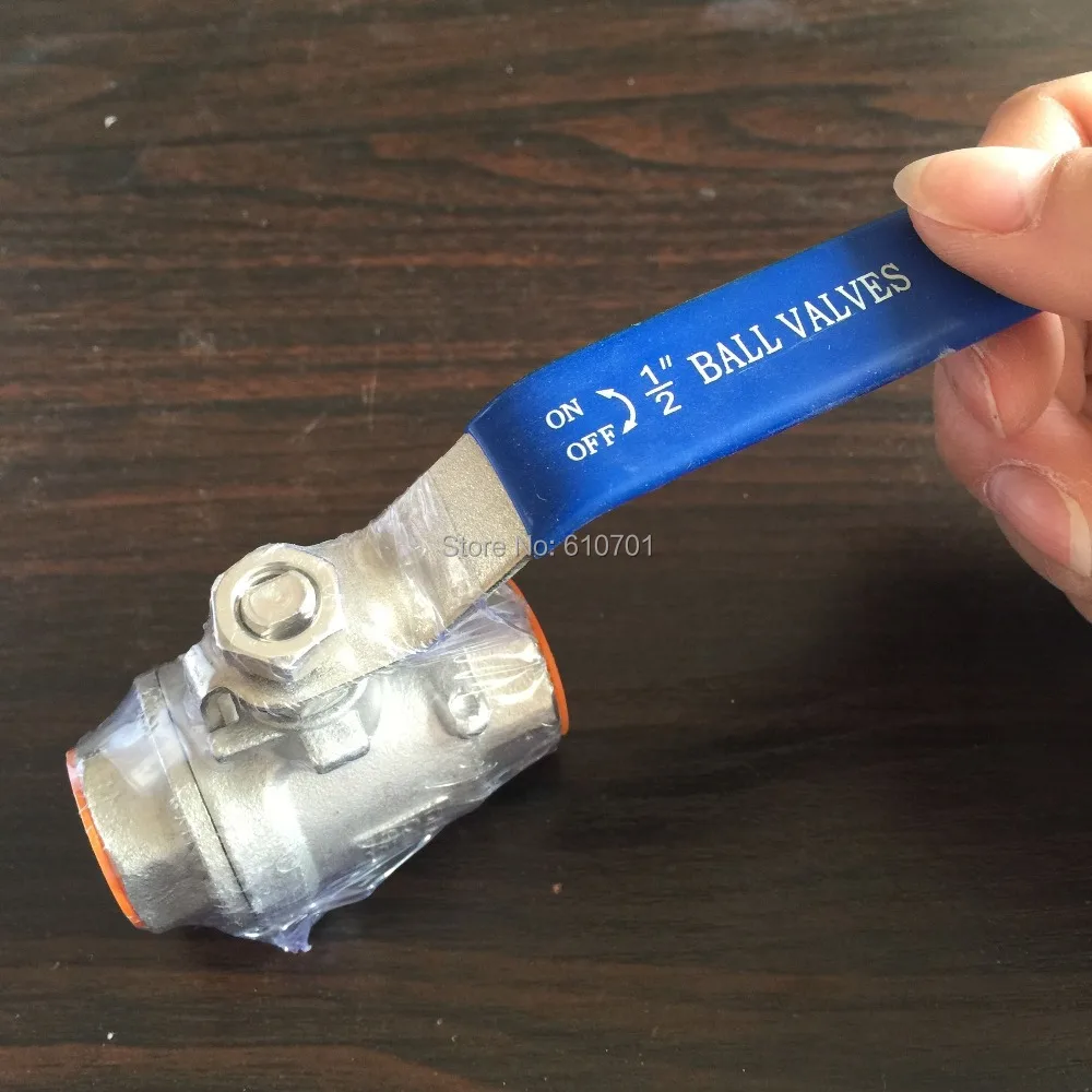 1/2" Female BSPP 304 Stainless Steel Full Port Ball Valve Vinyl Handle WOG1000
1/2" Female BSPP 304 Stainless Steel Full Port Ball Valve Vinyl Handle WOG1000