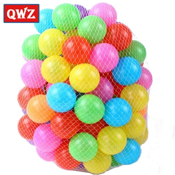 QWZ 100pcs/lot Eco-Friendly Colorful Soft Water Pool Ball