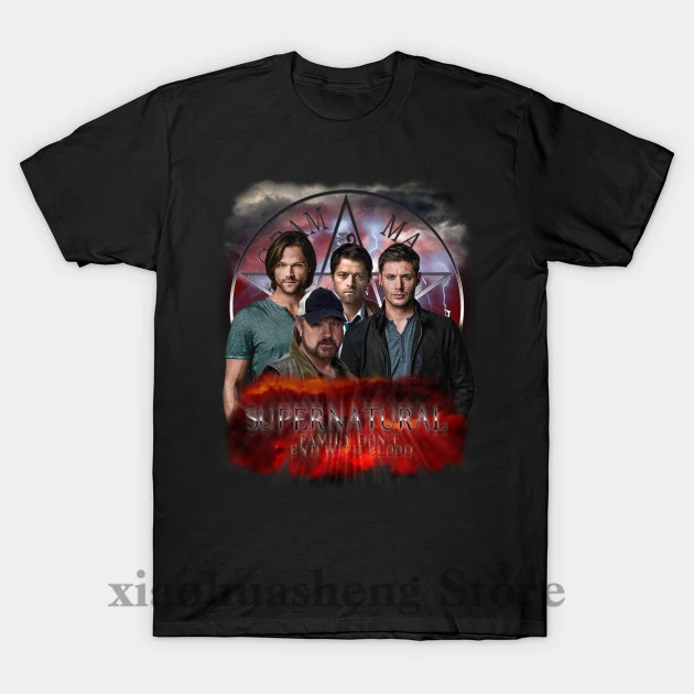 Funny Printed Men T shirt O-neck tshirts Supernatural Family dont end with blood 4C9 Women cotton T-Shirt
Funny Printed Men T shirt O-neck tshirts Supernatural Family dont end with blood 4C9 Women cotton T-Shirt