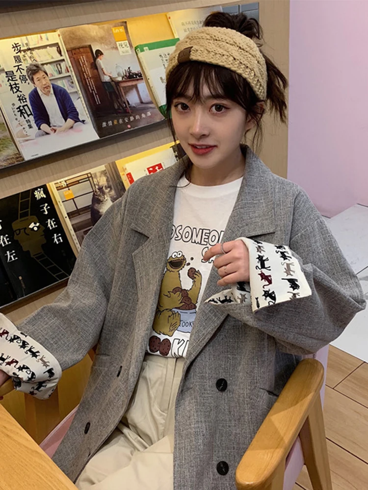 Hongkong Style 2019 Women Blazers and Jackets Chic Casual Chaqueta Mujer Oversize Blazer Feminina
Hongkong Style 2019 Women Blazers and Jackets Chic Casual Chaqueta Mujer Oversize Blazer Feminina