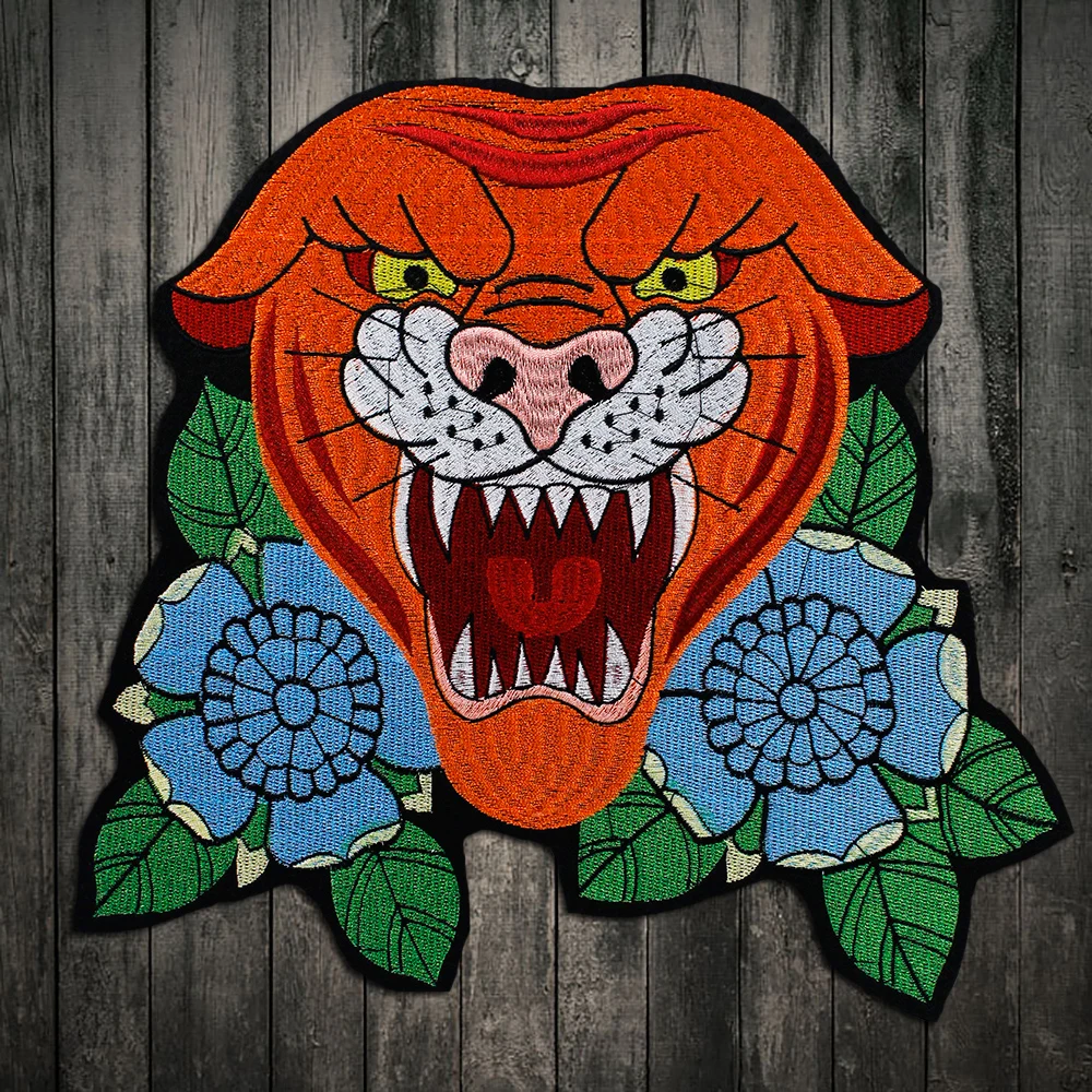 Embroidery Patches Animals Tiger Flower Pattern Iron On Patch Sew On Patch Sewing Accessories For Jeans T-Shirt Clothes Decor 
Embroidery Patches Animals Tiger Flower Pattern Iron On Patch Sew On Patch Sewing Accessories For Jeans T-Shirt Clothes Decor