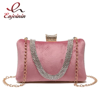 Luxury Diamond Faux Suede Fashion Ladies Party Clutch Bag Evening Bag Chain Purse Women Crossbody Bag Shoulder Bag Handbag Flap
Luxury Diamond Faux Suede Fashion Ladies Party Clutch Bag Evening Bag Chain Purse Women Crossbody Bag Shoulder Bag Handbag Flap