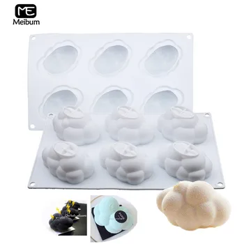 Meibum 3D Cloud Silicone Cake Mold For Baking Chocolate Brownie Mousse Make Dessert Pan Decorating Moule silicon Baking Tools
Meibum 3D Cloud Silicone Cake Mold For Baking Chocolate Brownie Mousse Make Dessert Pan Decorating Moule silicon Baking Tools