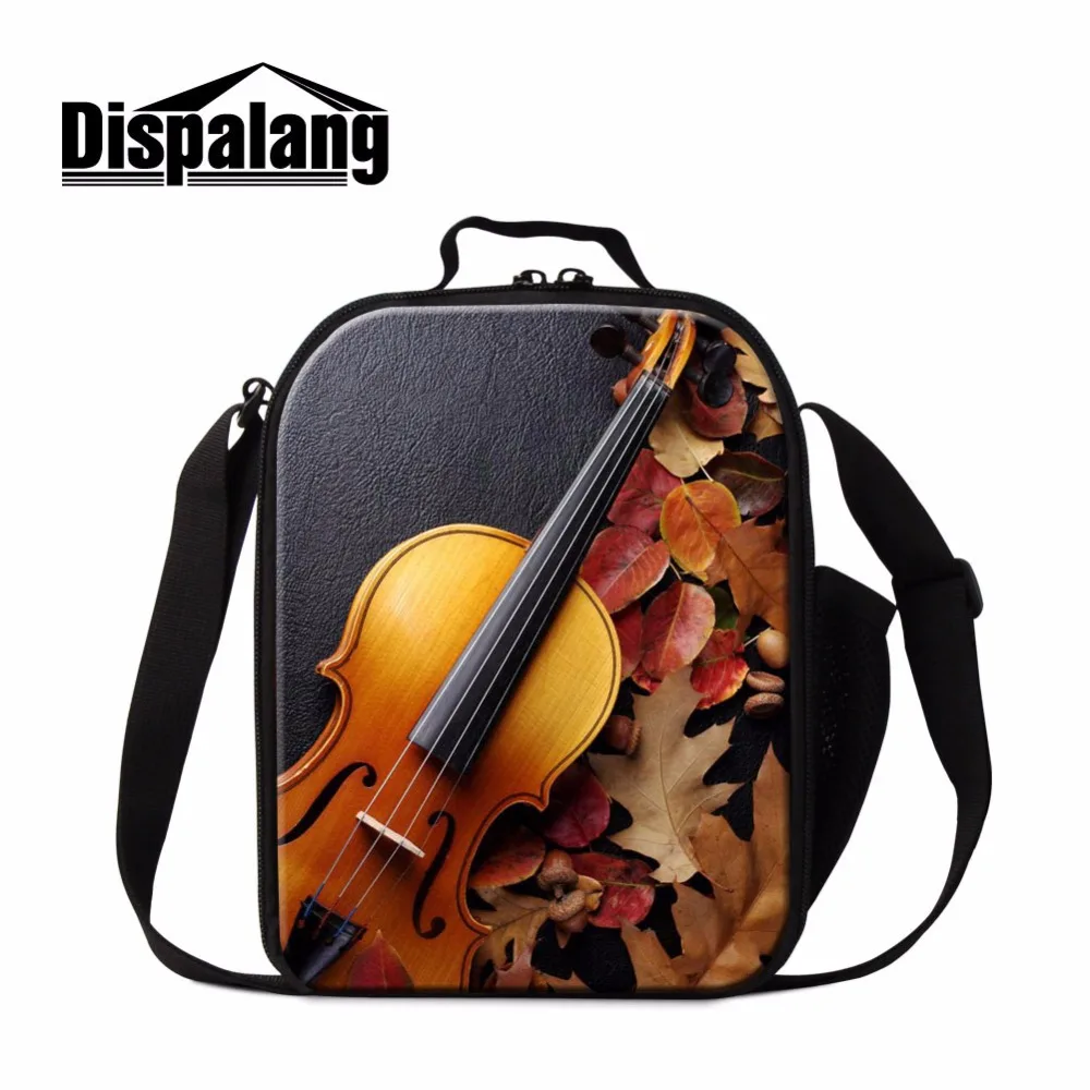 Dispalang Violin Print Lunch Bags for Children Kids Art Insulated Cooler Bag Messenger Guitar Pattern Food Bag Personal Meal Bag
Dispalang Violin Print Lunch Bags for Children Kids Art Insulated Cooler Bag Messenger Guitar Pattern Food Bag Personal Meal Bag