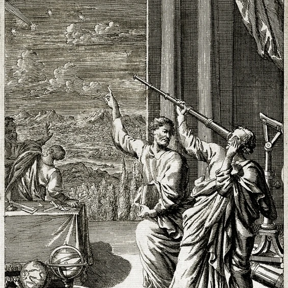 Greek Astronomer Studying the Stars Poster Print by Science Source (24 x 36)
