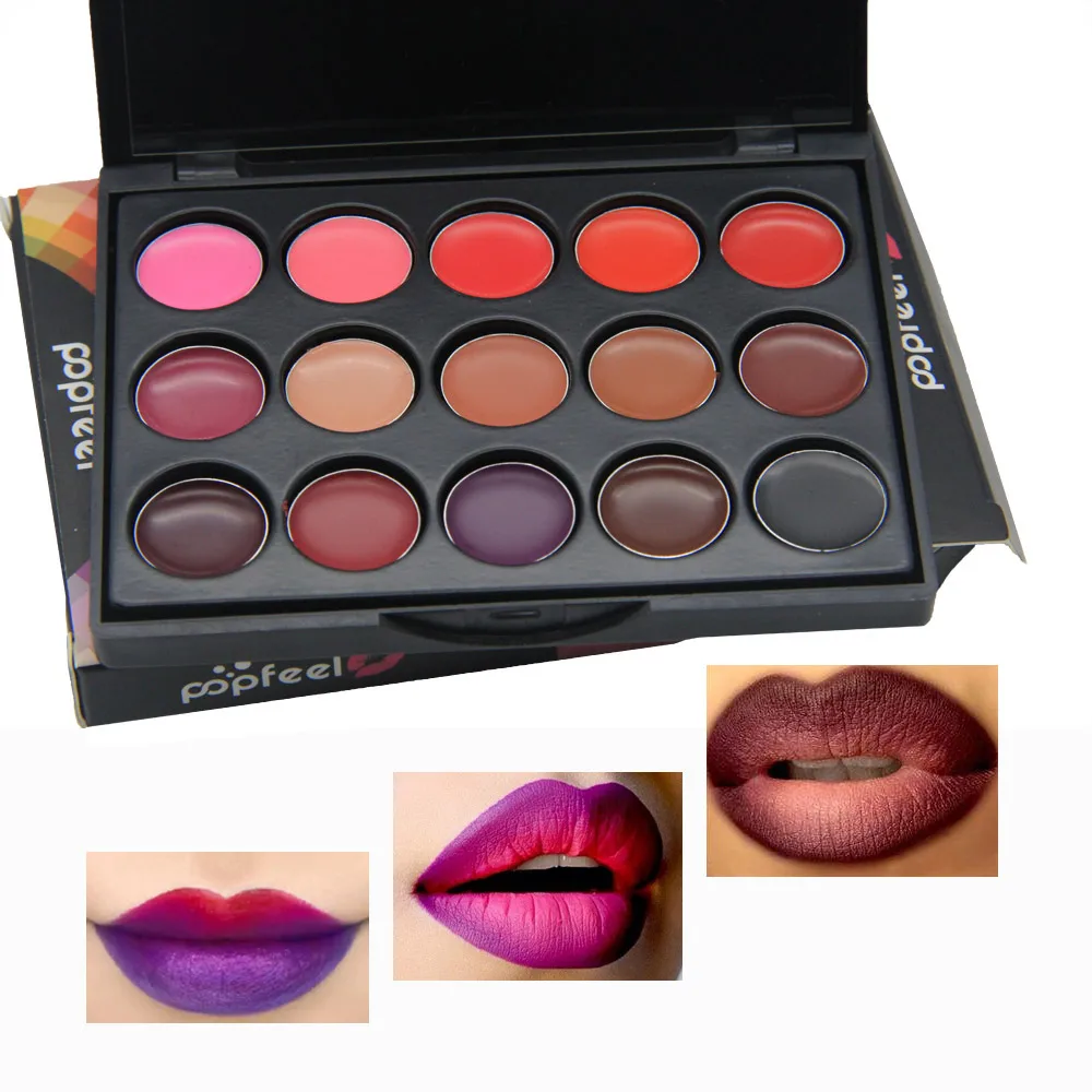 Popfeel Brand 15 Color Women lipgloss Kit Moisturizer Lips Cosmetics Makeup Liquid Lipstick Lip Gloss Cosmetic Balm Palette Set
Popfeel Brand 15 Color Women lipgloss Kit Moisturizer Lips Cosmetics Makeup Liquid Lipstick Lip Gloss Cosmetic Balm Palette Set