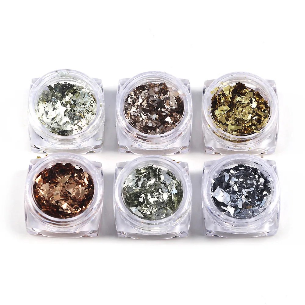 6pcs Aurora Flake Nail Glitter Rainbow Laser Glitter Sequins Nail Art Hologrphic Powder Shining Nail Decoration
6pcs Aurora Flake Nail Glitter Rainbow Laser Glitter Sequins Nail Art Hologrphic Powder Shining Nail Decoration