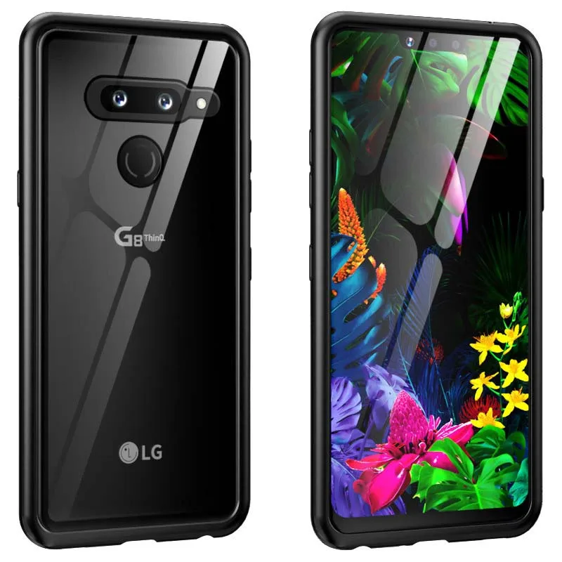 Luxury Aluminum Metal Armor Cover Case Slim Frame Shell Bumper Back Clear Glass Cover Coque For LG G8 Mobile Phone Case KS0183
Luxury Aluminum Metal Armor Cover Case Slim Frame Shell Bumper Back Clear Glass Cover Coque For LG G8 Mobile Phone Case KS0183