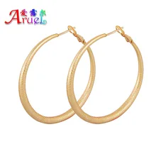 Envío Gratis moda cesta de mujer grandes pendientes de aro de baloncesto mujeres lujo real brincos color oro pendientes grandes para mujeres(China)