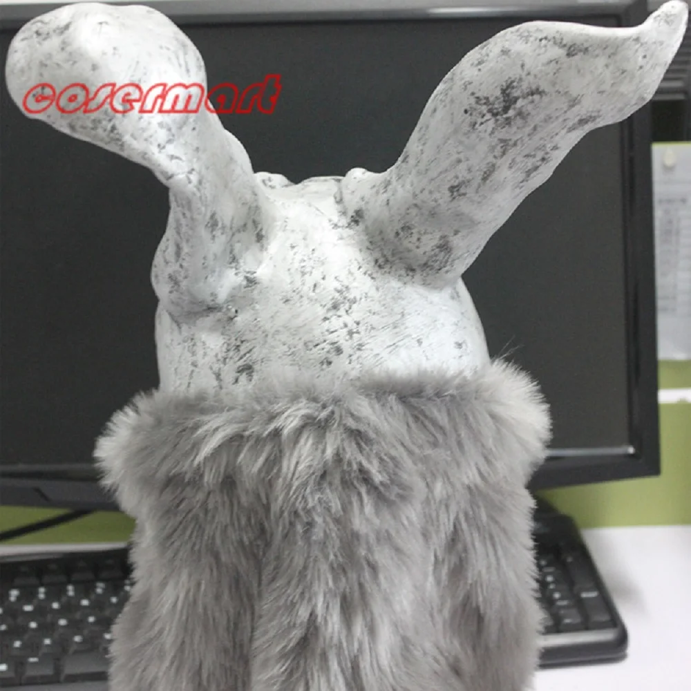 Cosplay Donnie Darko Rabbit Mask Scary Animal Full Head Horror Mask Latex Prop Halloween Party (4)