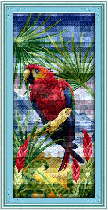New Parrot Animal DMC Cross Stitch Kits 14CT Canvas 11CT Accurate Printed Embroidery DIY Handmade Needle Work Home Decor Set Art
New Parrot Animal DMC Cross Stitch Kits 14CT Canvas 11CT Accurate Printed Embroidery DIY Handmade Needle Work Home Decor Set Art