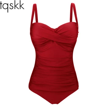 TQSKK New Arrival Sexy One Piece Swimsuit Swimwear Women Plus Size Hot Sale Red Lace Beach Bathing Suit Brazilian Monokini 3XL
TQSKK New Arrival Sexy One Piece Swimsuit Swimwear Women Plus Size Hot Sale Red Lace Beach Bathing Suit Brazilian Monokini 3XL