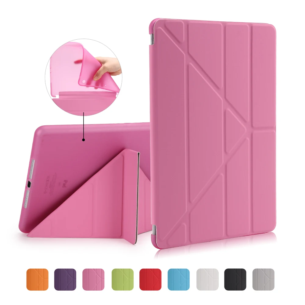 Smart Case For iPad Air Tablet Color PU Leather Transparent Clear TPU Soft Silicone Back Cover For iPad Air 5 Case Stand
Smart Case For iPad Air Tablet Color PU Leather Transparent Clear TPU Soft Silicone Back Cover For iPad Air 5 Case Stand