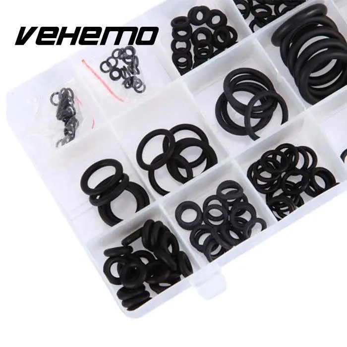 Vehemo 2016 Hot 225Pcs 18 Sizes Vehicle Rubber O-Ring Washer Seals Assortment Set Black Car styling
Vehemo 2016 Hot 225Pcs 18 Sizes Vehicle Rubber O-Ring Washer Seals Assortment Set Black Car styling