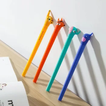 4 pcs Cartoon animal gel pen Cute elephant fox giraffe 0.5mm Black color pens for writing Stationery Office School supplies F582
4 pcs Cartoon animal gel pen Cute elephant fox giraffe 0.5mm Black color pens for writing Stationery Office School supplies F582