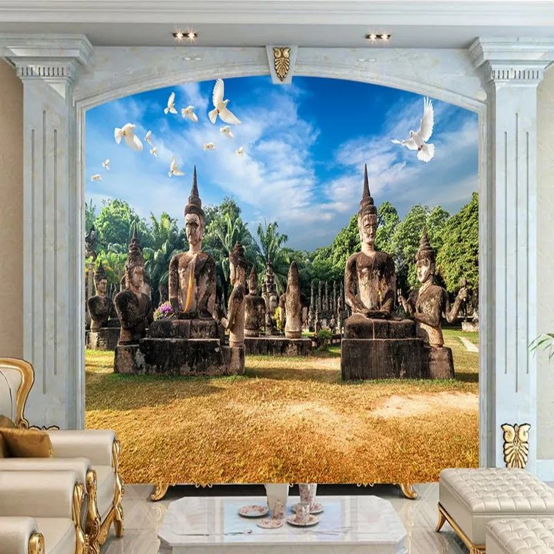 Custom Size Photo Thailand famous Buddha stereo high quality living room lobby wallpaper bedroom mural papel mural dormitorio
Custom Size Photo Thailand famous Buddha stereo high quality living room lobby wallpaper bedroom mural papel mural dormitorio