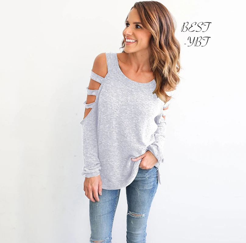Fashion Autumn Women Hollow Long Sleeve Solid Color Leisure T Shirt Personality Feminine Clothes
Fashion Autumn Women Hollow Long Sleeve Solid Color Leisure T Shirt Personality Feminine Clothes