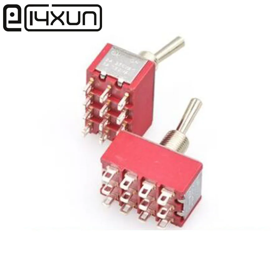 EClyxun 1pcs Mini MTS-402 Toggle Switch 12 Pin 2 Position ON/ON 5A/125VAC 2A/250VAC
EClyxun 1pcs Mini MTS-402 Toggle Switch 12 Pin 2 Position ON/ON 5A/125VAC 2A/250VAC