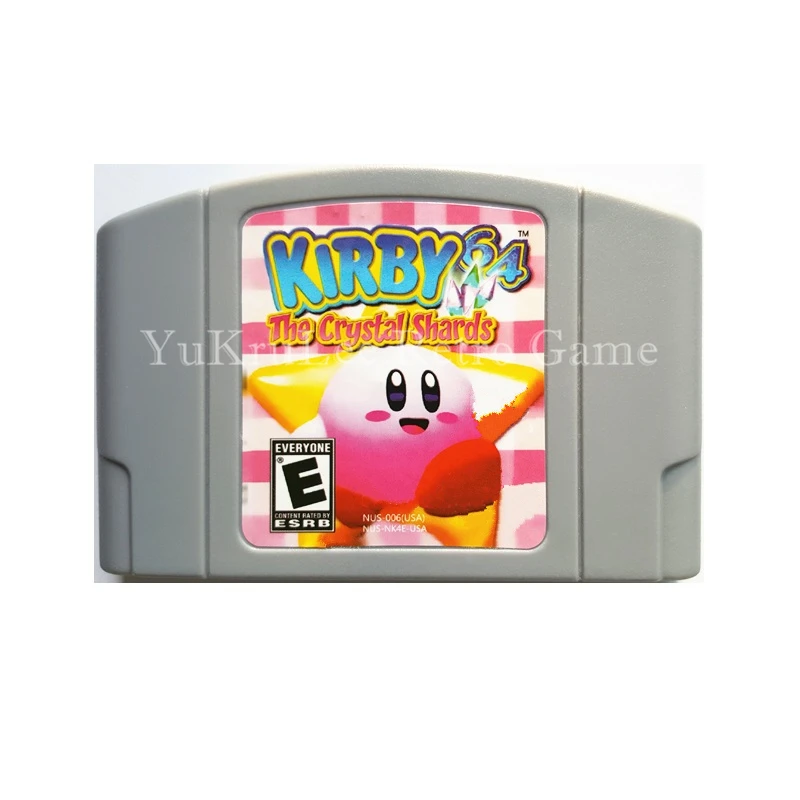 Kirby 64 The Crystal Shards Video Game Cartridge Card for 64 Bit Family Game Console US NTSC Version English Language N23
Kirby 64 The Crystal Shards Video Game Cartridge Card for 64 Bit Family Game Console US NTSC Version English Language N23