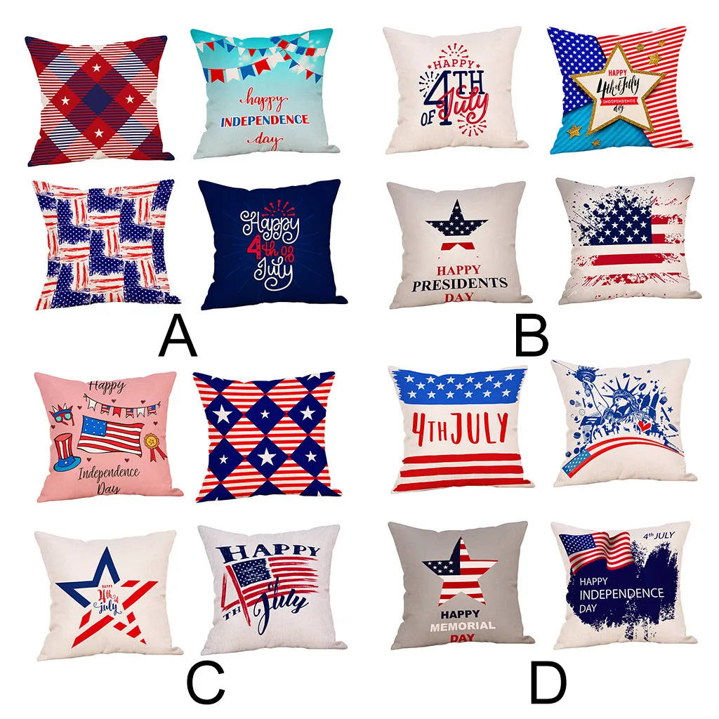 Gacsidy Store Fashion 4Pcs Independence Day Style Throw Pillowcase Pillow Covers
Gacsidy Store Fashion 4Pcs Independence Day Style Throw Pillowcase Pillow Covers
