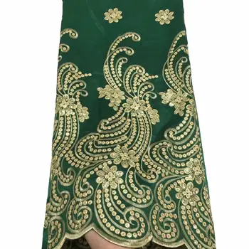 2019 Latest Nigerian Lace Fabric High Quality Green Gold African Laces Fabric for Wedding Dress French Tulle Lace with squins
2019 Latest Nigerian Lace Fabric High Quality Green Gold African Laces Fabric for Wedding Dress French Tulle Lace with squins