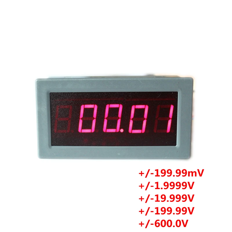 High Precision 0.56" 5 Digits DC Voltmeter Digital Volt Panel Meter LED Voltage Tester Gauge Monitor
High Precision 0.56" 5 Digits DC Voltmeter Digital Volt Panel Meter LED Voltage Tester Gauge Monitor