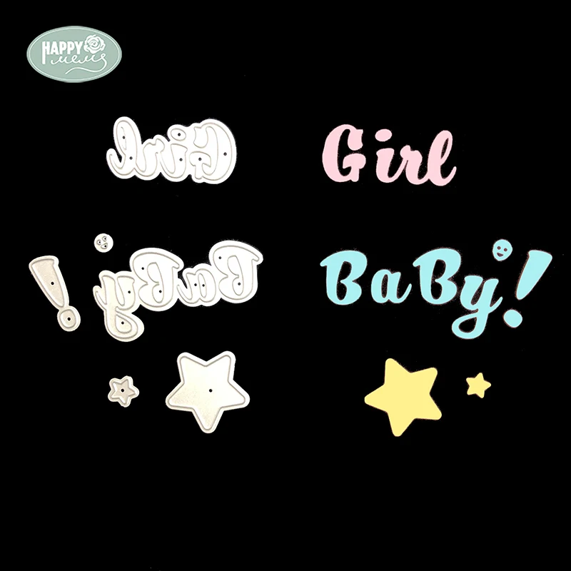 Happymems metal cutting dies cut die mold Baby Girl decoration Scrapbook paper craft knife mould blade punch stencils dies
Happymems metal cutting dies cut die mold Baby Girl decoration Scrapbook paper craft knife mould blade punch stencils dies