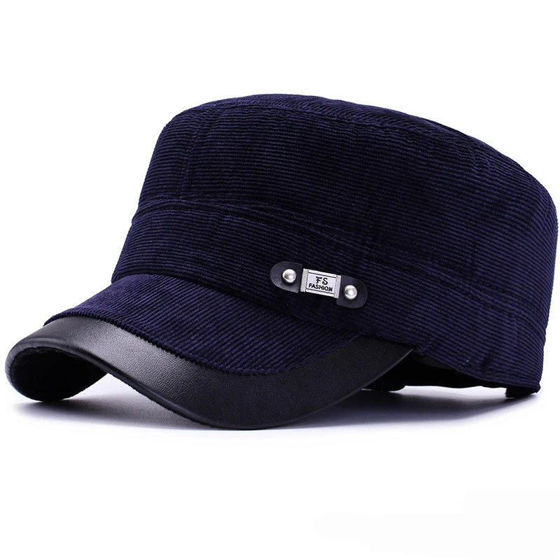 HT2061 Men Baseball Cap Autumn Winter Warm Ear Flap Dad Hat Corduroy Cotton Flat Top Military Army Cap Adjustable Baseball Hat
HT2061 Men Baseball Cap Autumn Winter Warm Ear Flap Dad Hat Corduroy Cotton Flat Top Military Army Cap Adjustable Baseball Hat
