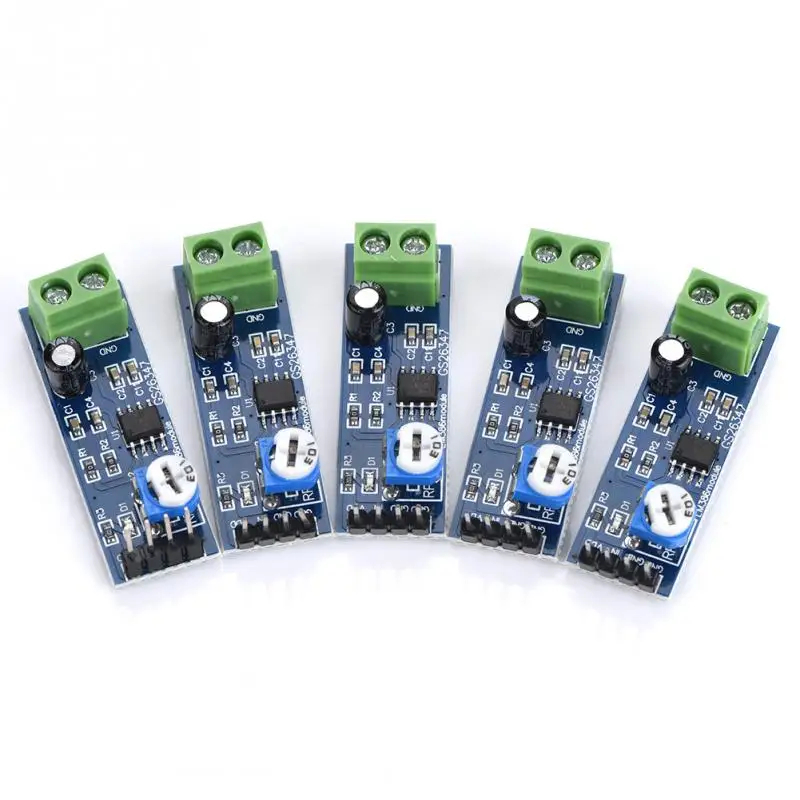 5pcs 200 Times Gain 5V-12V LM386 Chip Audio Power Amplifier Module With 10K Adjustable Resistor For Ek1236 L1P8
5pcs 200 Times Gain 5V-12V LM386 Chip Audio Power Amplifier Module With 10K Adjustable Resistor For Ek1236 L1P8