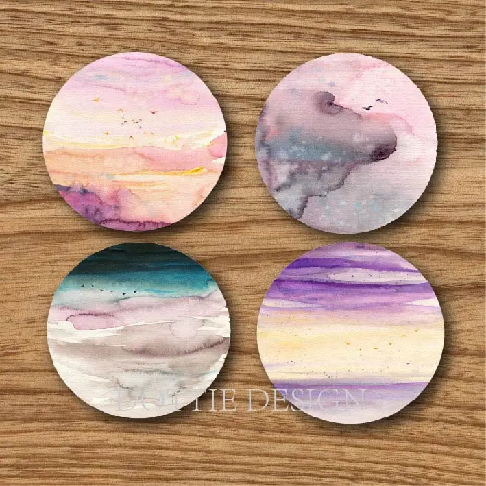 Set of 4 Watercolor Skyland cup coasters wood mdf coaster Vintage Rustic Home Cabin Decor personalized wedding Birthday gifts
Set of 4 Watercolor Skyland cup coasters wood mdf coaster Vintage Rustic Home Cabin Decor personalized wedding Birthday gifts