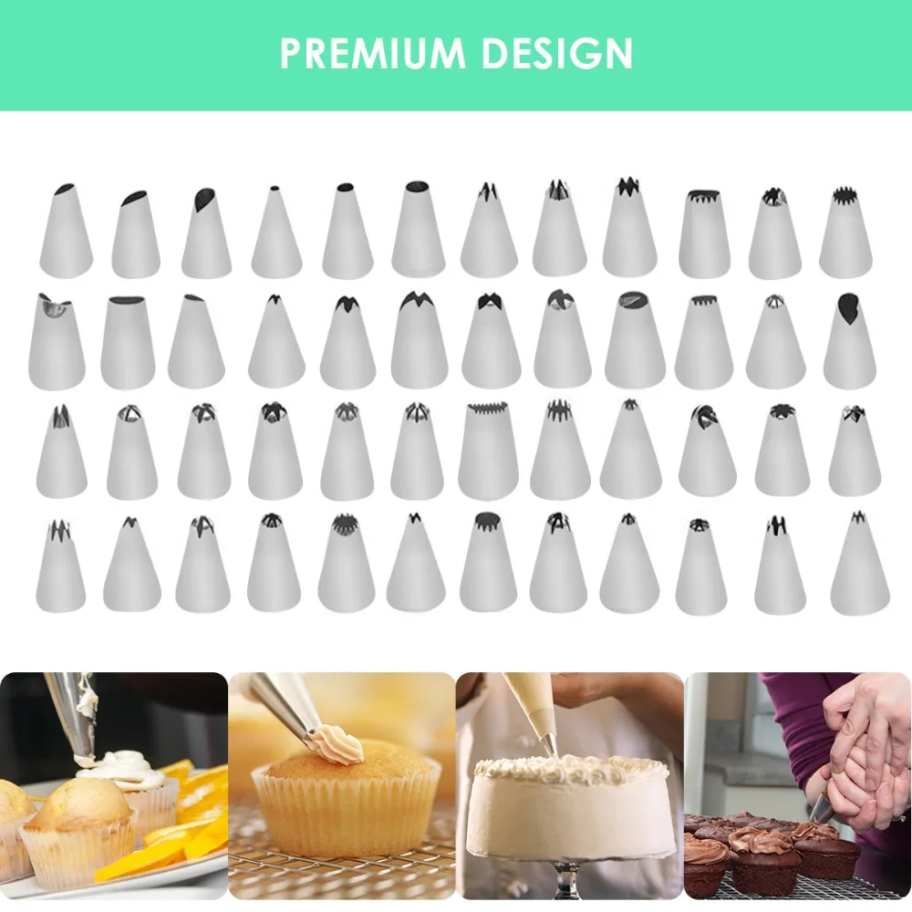 73Pcs/Set DIY Cream Icing Piping Nozzles Pastry Cake Decorating Set Tools Professional Cupcake Decorating Kit Baking Supplies
73Pcs/Set DIY Cream Icing Piping Nozzles Pastry Cake Decorating Set Tools Professional Cupcake Decorating Kit Baking Supplies