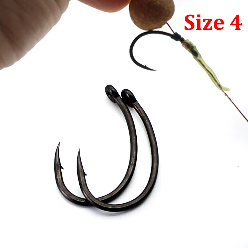 100pcs Teflon Coating Carp Hooks Yn High Carbon Steel Matt Black with Barb Size 2 4 6 8 Europe Japan Carp Fishing Hook
100pcs Teflon Coating Carp Hooks Yn High Carbon Steel Matt Black with Barb Size 2 4 6 8 Europe Japan Carp Fishing Hook