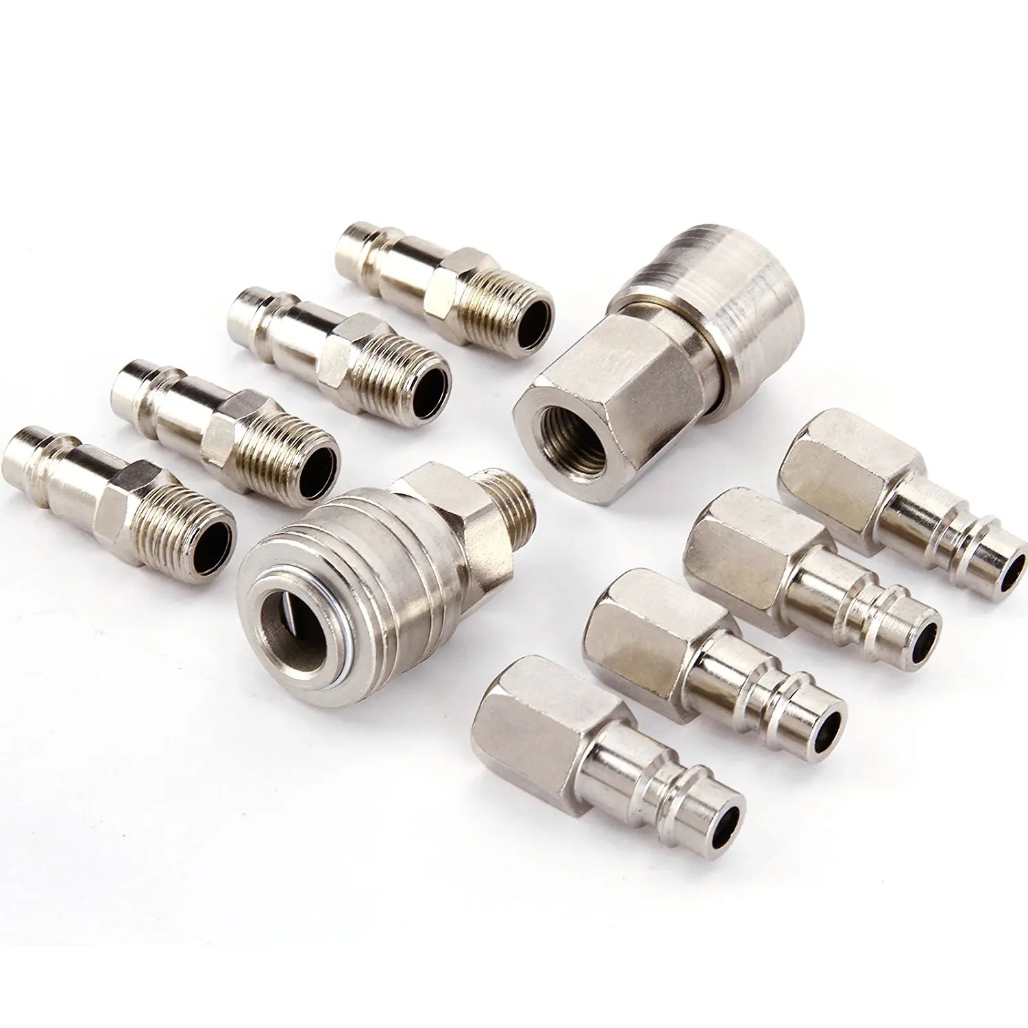 10 pcs 1 / 4BSP Pneumatic coupling coupler quick coupler pneumatic compressor pump system European Form
10 pcs 1 / 4BSP Pneumatic coupling coupler quick coupler pneumatic compressor pump system European Form