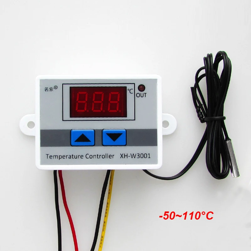 High Quality Microcomputer Temperature controller 220V 12V 24V -50~110C Output Egg Incubator Farming Thermostat Regulator
High Quality Microcomputer Temperature controller 220V 12V 24V -50~110C Output Egg Incubator Farming Thermostat Regulator