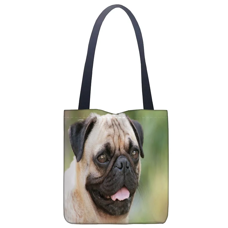 New Arrival Bag 2019 Pug Handbag Fashion Printing Soft Open Pocket Casual Tote Double shoulder Strap For Women Student
New Arrival Bag 2019 Pug Handbag Fashion Printing Soft Open Pocket Casual Tote Double shoulder Strap For Women Student
