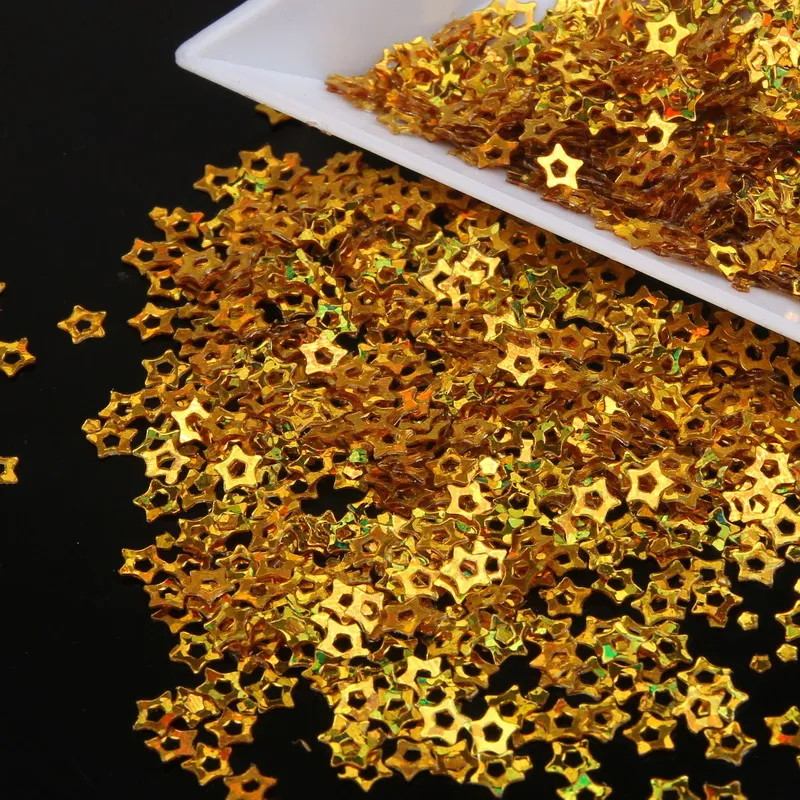 Nail Art Decorations Glitter Powder Shiny Gold Mica Hollow Star Shape Manicure Nails Beauty DIY Nail Art Glitter Dust WY22
Nail Art Decorations Glitter Powder Shiny Gold Mica Hollow Star Shape Manicure Nails Beauty DIY Nail Art Glitter Dust WY22