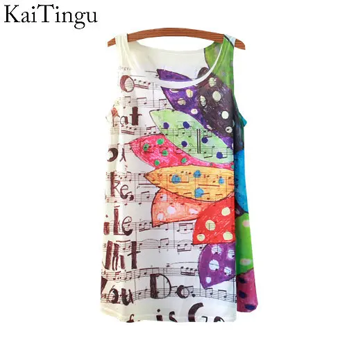 KaiTingu 2016 New Fashion Vintage Spring Summer Women Sleeveless Print Music Notes Printed T Shirt Tee Blouse Vest Tank Tops
KaiTingu 2016 New Fashion Vintage Spring Summer Women Sleeveless Print Music Notes Printed T Shirt Tee Blouse Vest Tank Tops