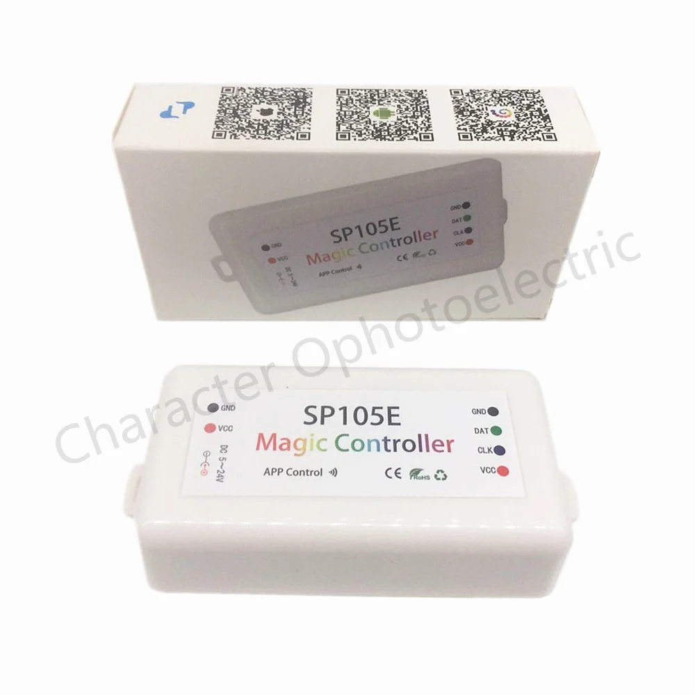 SP105E Magic Controller Bluetooth 4.0 DC5-24V 2048 Pixels for WS2811 2812 2801 6803 IC LED Strip Support IOS / Android APP
SP105E Magic Controller Bluetooth 4.0 DC5-24V 2048 Pixels for WS2811 2812 2801 6803 IC LED Strip Support IOS / Android APP
