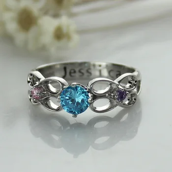 Wholesale Secret Message Infinity Ring Engraved Birthstone Ring Silver Hand Stamped Ring Birthstone Valentine's Day Jewelry
Wholesale Secret Message Infinity Ring Engraved Birthstone Ring Silver Hand Stamped Ring Birthstone Valentine's Day Jewelry