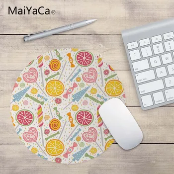 MaiYaCa New Small Size Round Mouse Pad Non-Skid Rubber Pad Size 200mmX200mmX2mm For Delicious Candy
MaiYaCa New Small Size Round Mouse Pad Non-Skid Rubber Pad Size 200mmX200mmX2mm For Delicious Candy