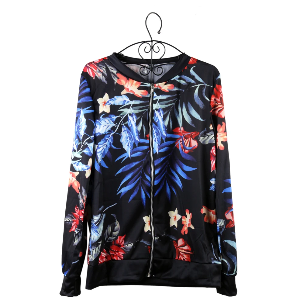 Women Jackets Flower Retro Ladies Short Thin Slim Bomber Jacket Coats Fashion Basic Outerwear Plus Size Spring Autumn for female
Women Jackets Flower Retro Ladies Short Thin Slim Bomber Jacket Coats Fashion Basic Outerwear Plus Size Spring Autumn for female