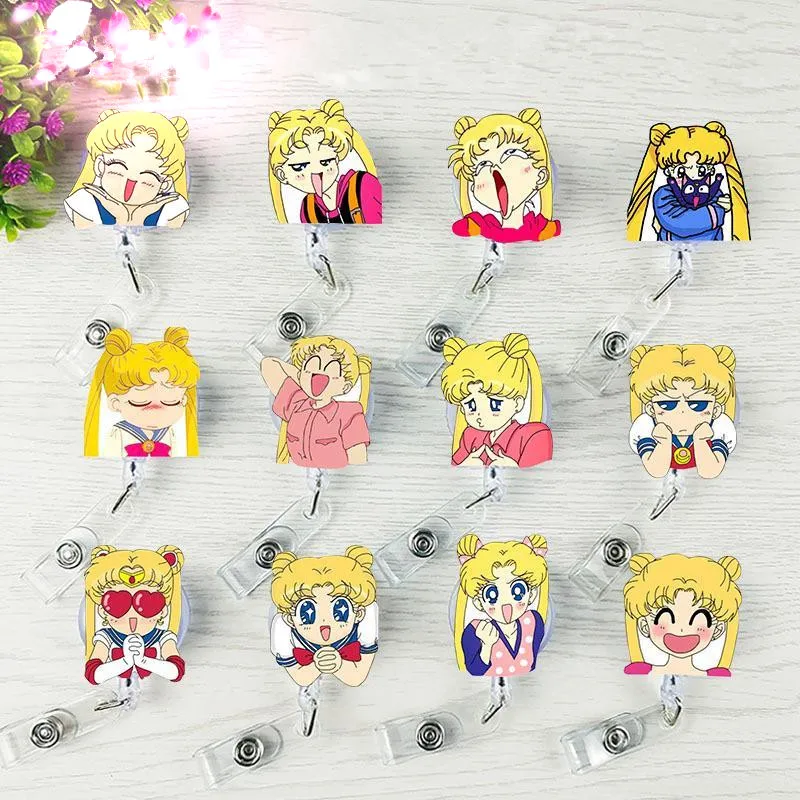 New Arrival 1 Piece High Quality Acrylic Retractable Nurse Badge Reel Cartoon Pretty Girls Series Students ID Card Badge Holder
New Arrival 1 Piece High Quality Acrylic Retractable Nurse Badge Reel Cartoon Pretty Girls Series Students ID Card Badge Holder