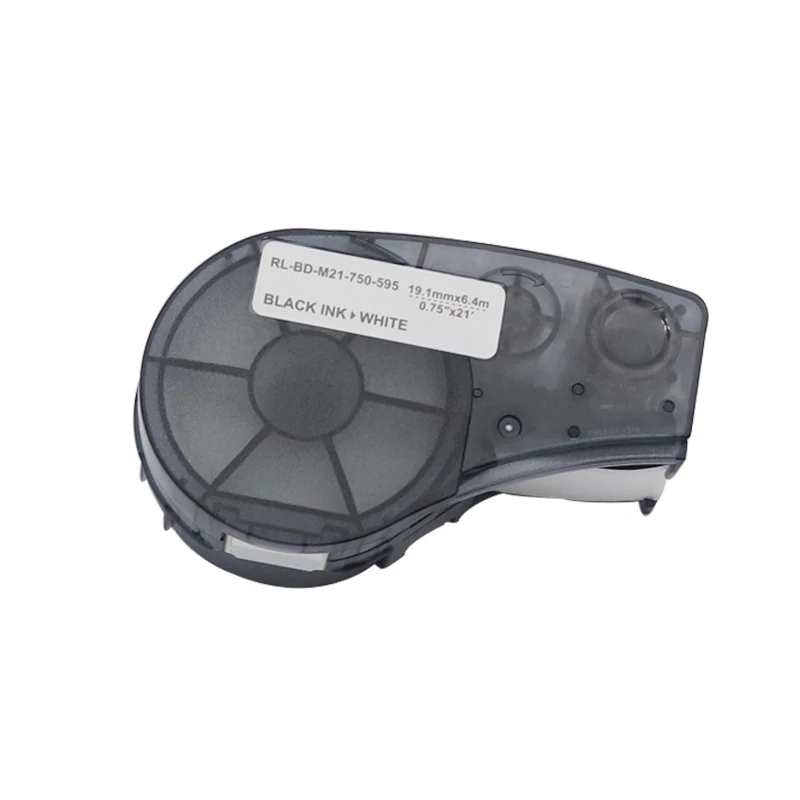 Label Tape M21-750-595 Black/White High Adhesion Vinyl 19.1mm*6.4m Compatible for Brady BMP21-PLUS IDPAL LABPAL Label Printer
Label Tape M21-750-595 Black/White High Adhesion Vinyl 19.1mm*6.4m Compatible for Brady BMP21-PLUS IDPAL LABPAL Label Printer